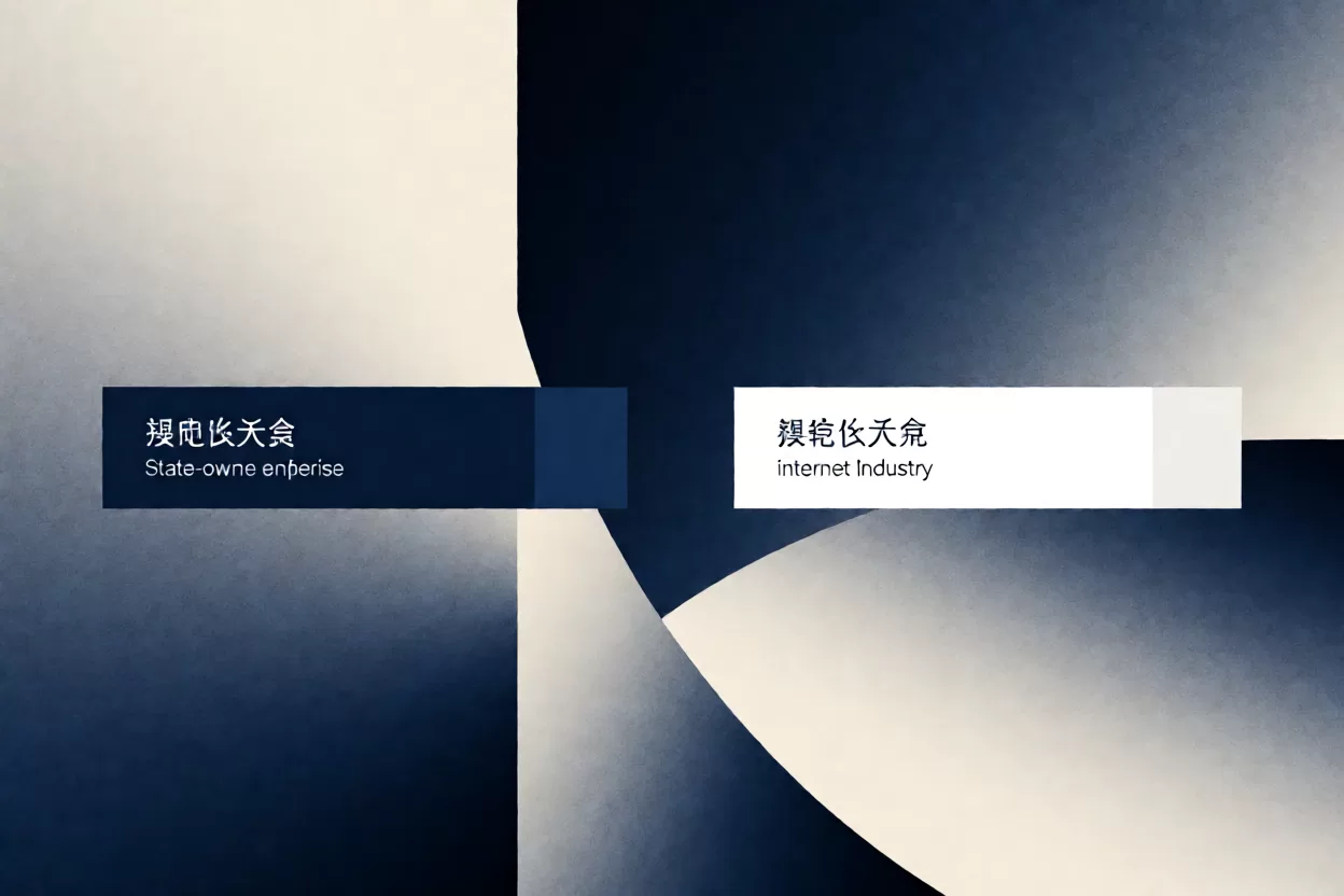 不同单位类型简历信息栏差异化处理的示意图