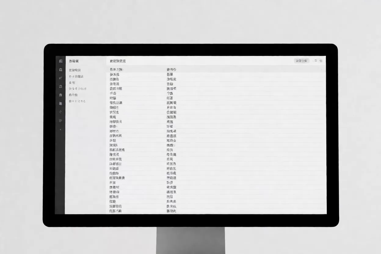 电脑字体管理面板中查看已安装的中文字体