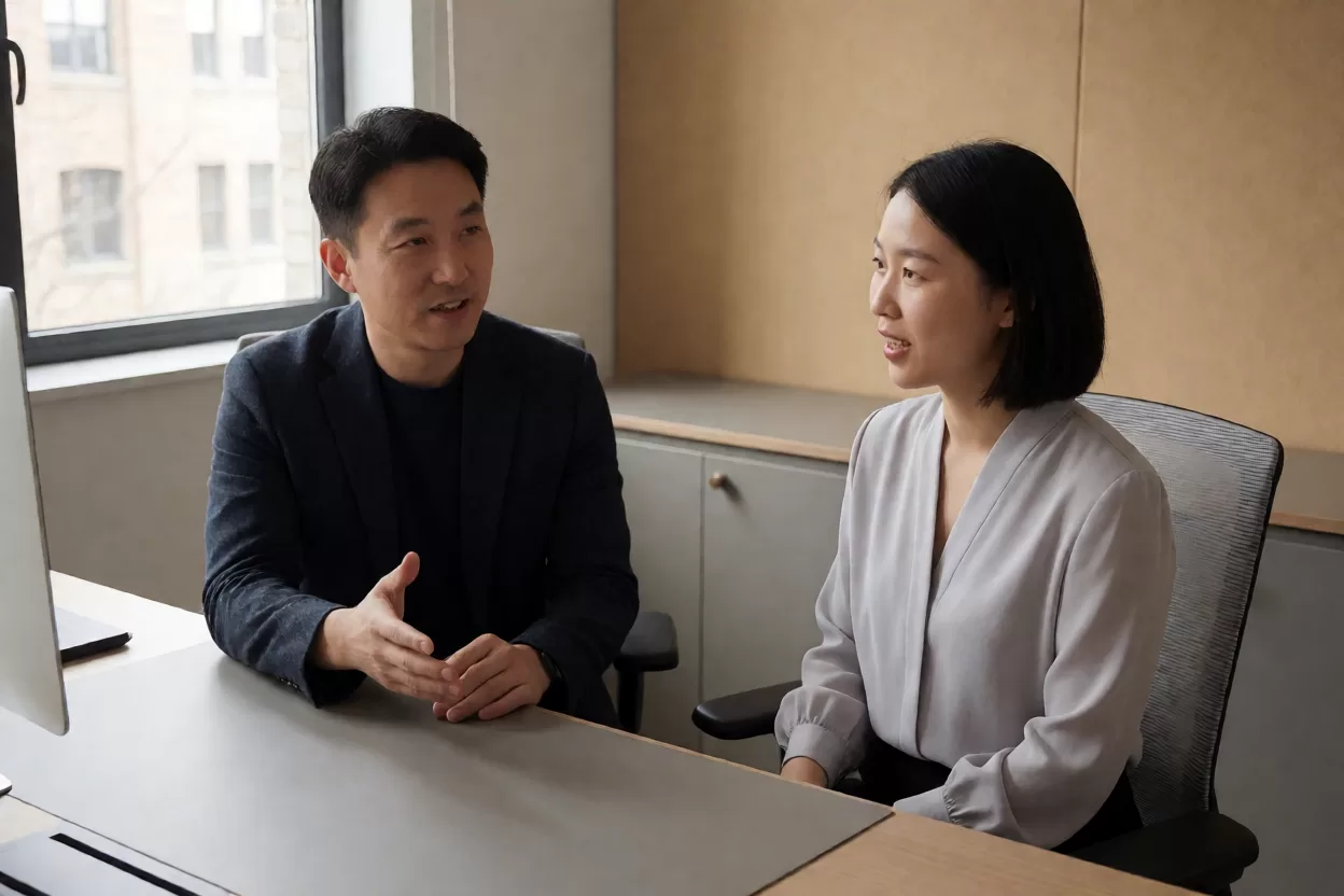 候选人在面试中向HR询问团队协作与分歧处理的具体做法